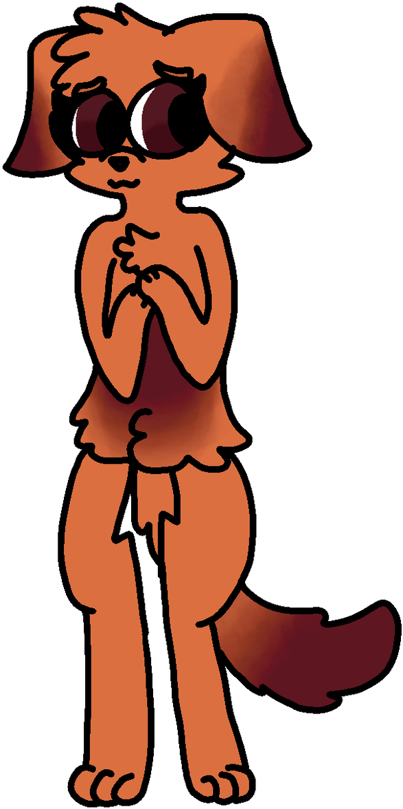 Golden Retreiver Ota By Scribblyfandoms7 - Cartoon (650x1229)