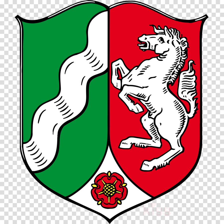 North Rhine Westphalia Logo Clipart Coat Of Arms Of - North Rhine Westphalia Logo (900x900)