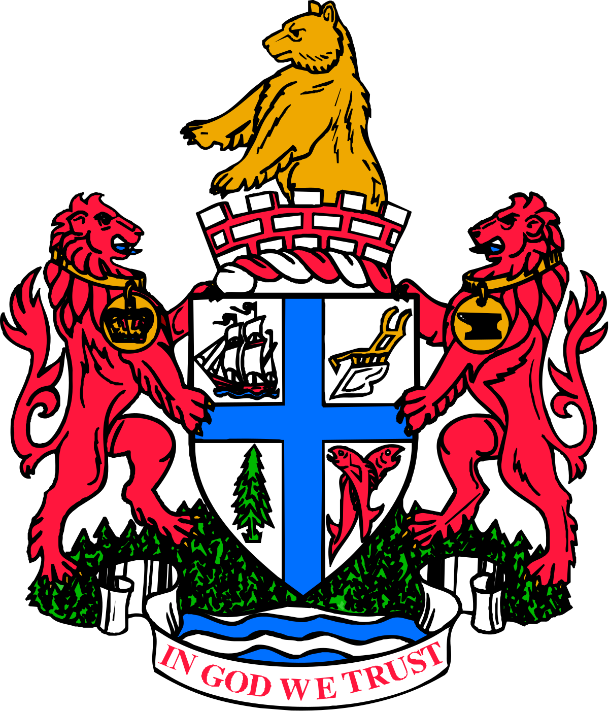 Coat Of Arms Of New Westminster - New Westminster Coat Of Arms (1200x1401)