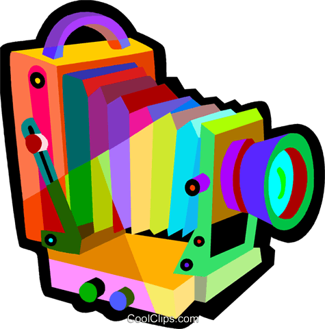 Antique Camera Royalty Free Vector Clip Art Illustration - Camêra Antiga Png (475x480)