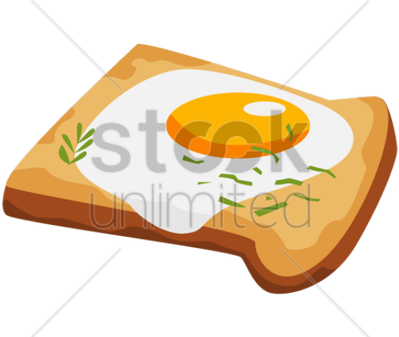 Toast Clipart Egg - Egg On Toast Clipart (640x480)