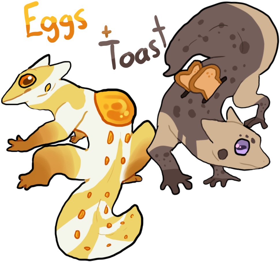 Eggs And Toast Adopts *closed* By Ravynflight - Cartoon (1024x1024)
