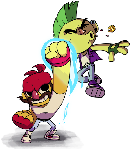 Big Action Mega Fight For Ios, Android, Ouya, Mac And - Big Action Mega Fight (1024x576)