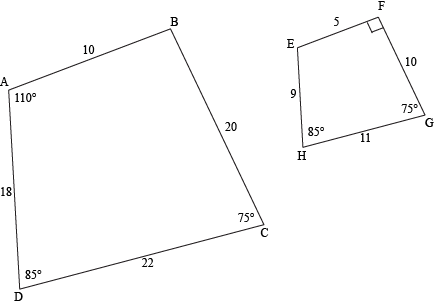 Polygon Clipart Labeled - Two Polygons That Are Similar But Could (434x305)
