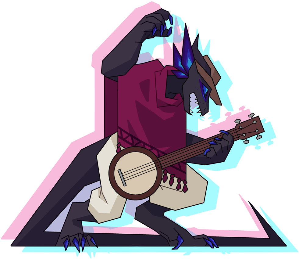 Polygon Banjo By Miarz99 Polygon Banjo By Miarz99 - Illustration (1024x998)