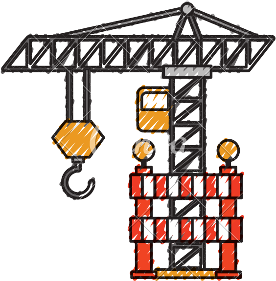Construction Tower Crane Barricade Caution - Crane (800x800)