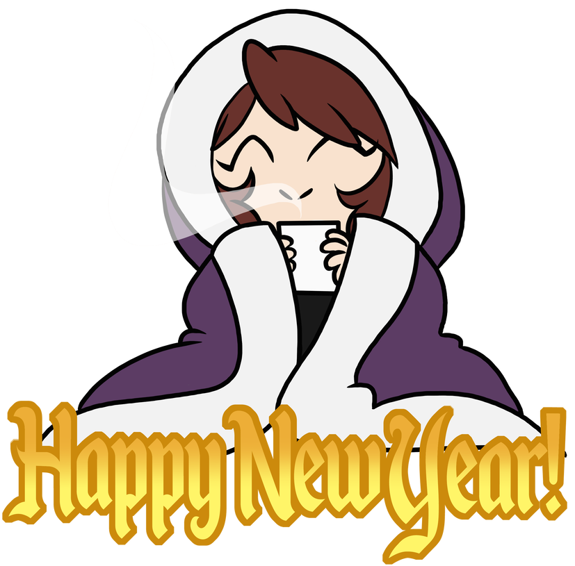 Happy New Years 2019 By Theartsyemporium - Cartoon (894x894)