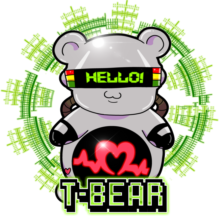 Fiddlemyjiggles Kerrine Riley Deviantart Tbear By Ⓒ - Bear Canvas Print (894x894)