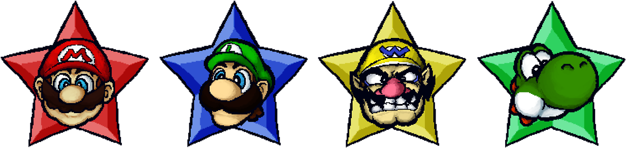 Little Mario Party Icons For A Humble Charity Event - Little Mario Party Icons For A Humble Charity Event (1280x330)