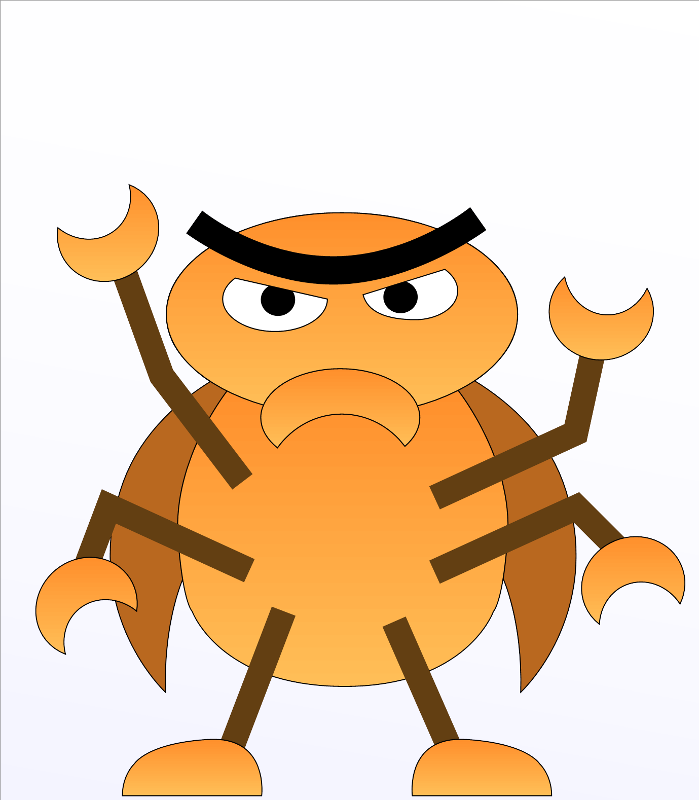 Wanted Tot Oder Lebendig - Bug Png (1379x1578)