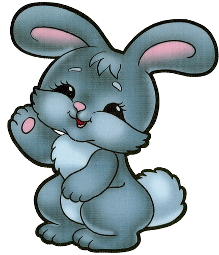 Bunny - Cute Bunny Cartoon Animals (430x500)