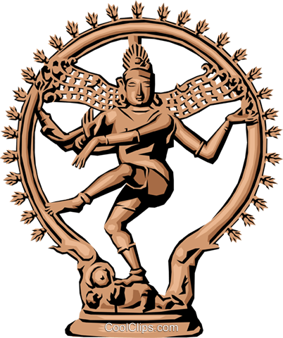 Siva Hinduism Royalty Free Vector Clip Art Illustration - Many Beliefs In Hinduism (402x480)