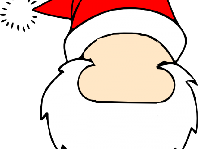 Mask Clipart Santa Claus - Transparent Santa Beard Png (640x480)