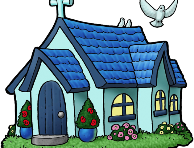 Cartoon Clipart Church - Italian Man Joke (640x480)