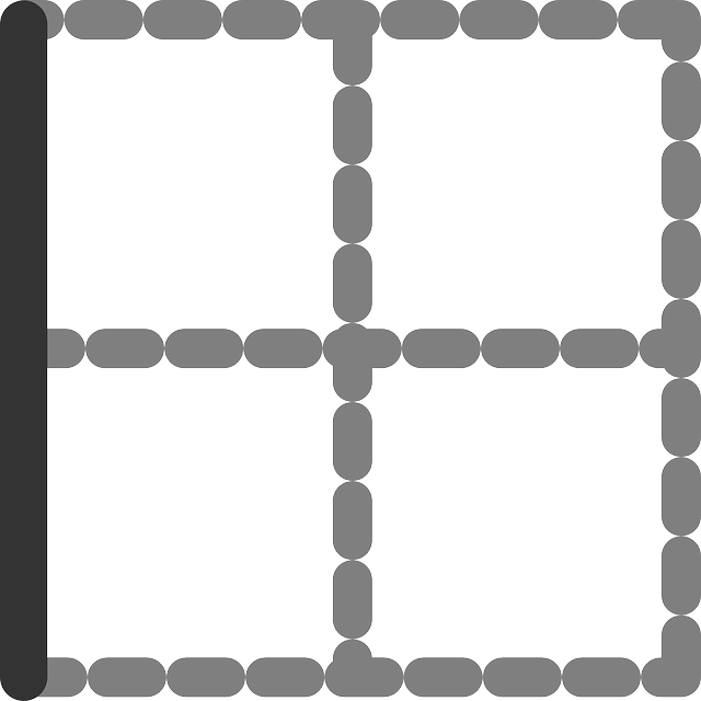 Flat, Left, Spread, Table, Cell, Border, Spreadsheet - Borders Icon (640x640)