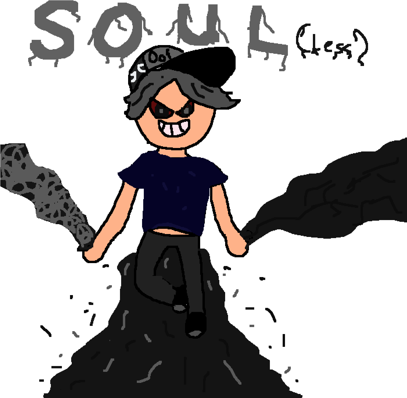 Me As A Villain - Cartoon (1400x1400)