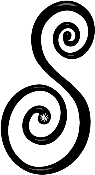 S Clip Art, Gifs, Darkness, - Spiral (800x800)