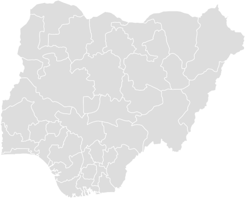 Map Of Nigeria Png (500x406)