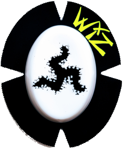 Iom17 Blk Wht - Wiz Sparky Knee Sliders (420x500)