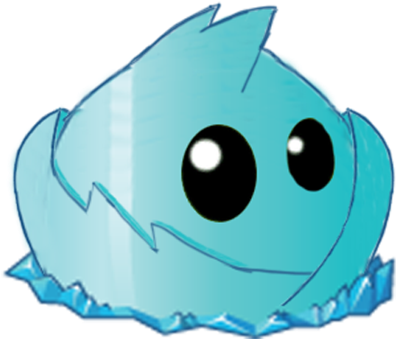 Iceberg Lettuce In Pvz1 By Jacboyboomer - Cartoon (442x394)