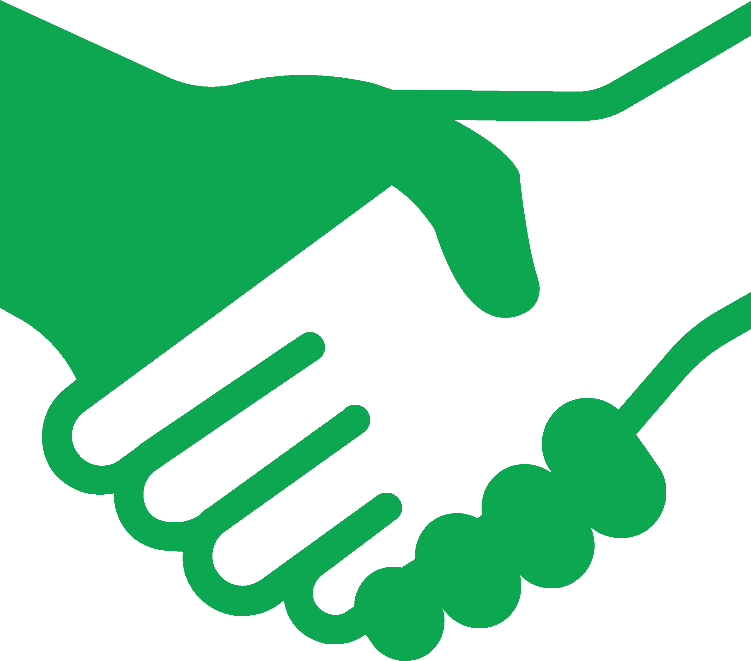 Handshake Clipart Joint Venture - Cooperation Vector Png (3000x3000)