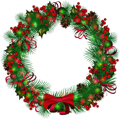 Png Trees Wreaths - Png Trees Wreaths (497x500)