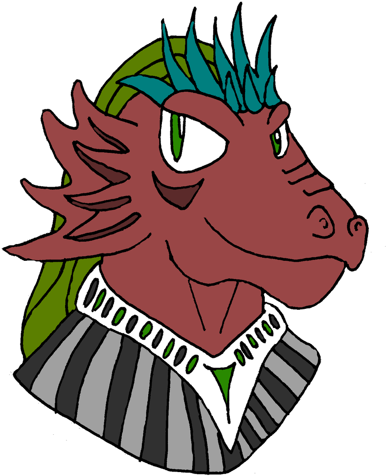 Samson The Dragonborn Cleric By Kingironside - Cartoon (815x981)