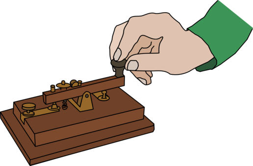 Telegraphy Electrical Telegraph Morse Code Telegraph - Telegraphy Electrical Telegraph Morse Code Telegraph (516x340)