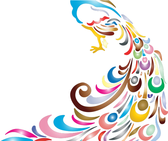 Peacock Clipart Vector - Transparent Background Peacock Clipart (640x480)