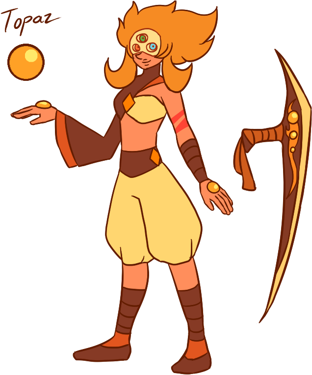 Gem Fusion] Topaz By Ryucabbage On Deviantart - Topaz Steven Universe Fusion (717x768)