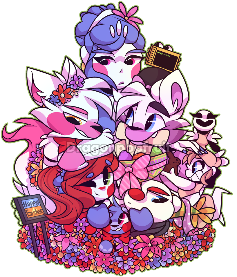 Exotic Easter Butters By Dragonpopfruit - Dragonpopfruit Fnaf (834x958)