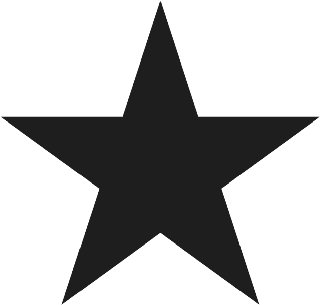 Share Video - Five Point Star Clipart (640x614)