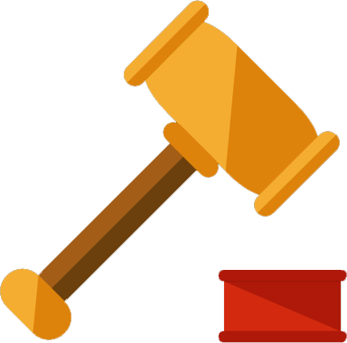 Get Back To The Auction - Gavel Clipart Png (384x380)