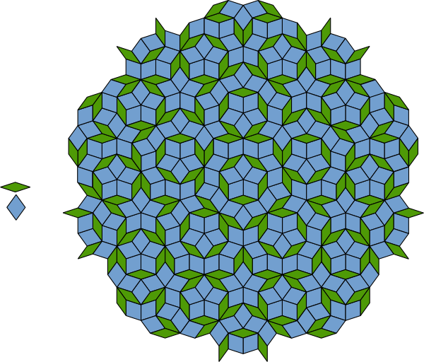 Penrose Tiling Clip Art - Penrose Tiling (600x512)