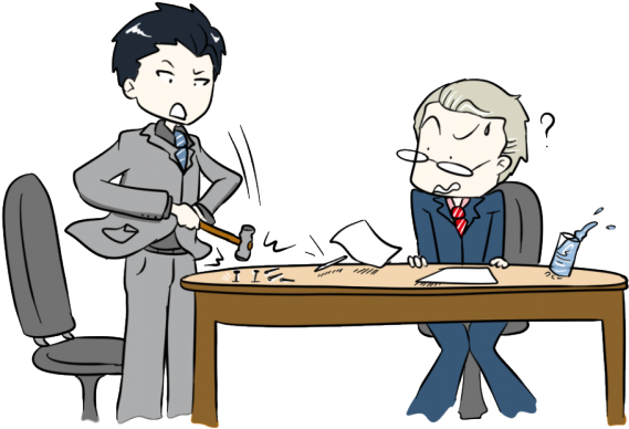 Hammer Clipart Hit The Nail On Head - Cartoon (640x480)