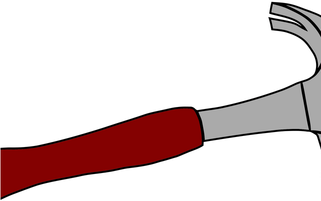 Clipart Hammer Best Black And White Nail Designs - Hammer Clip Art Png (640x420)