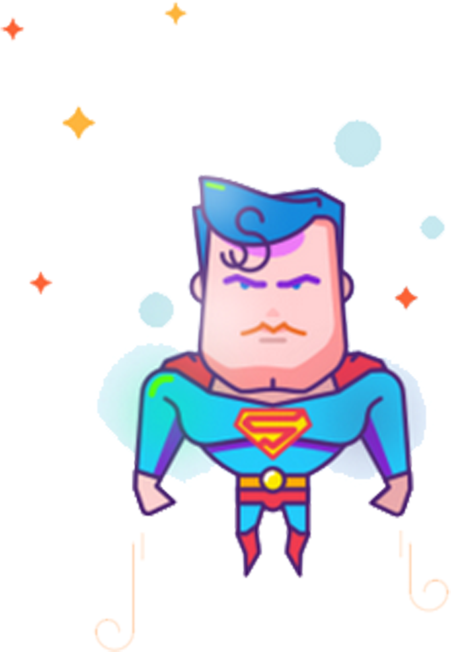 Superman Illustration Creative Transprent Png Superhero - Cartoon (1154x1396)