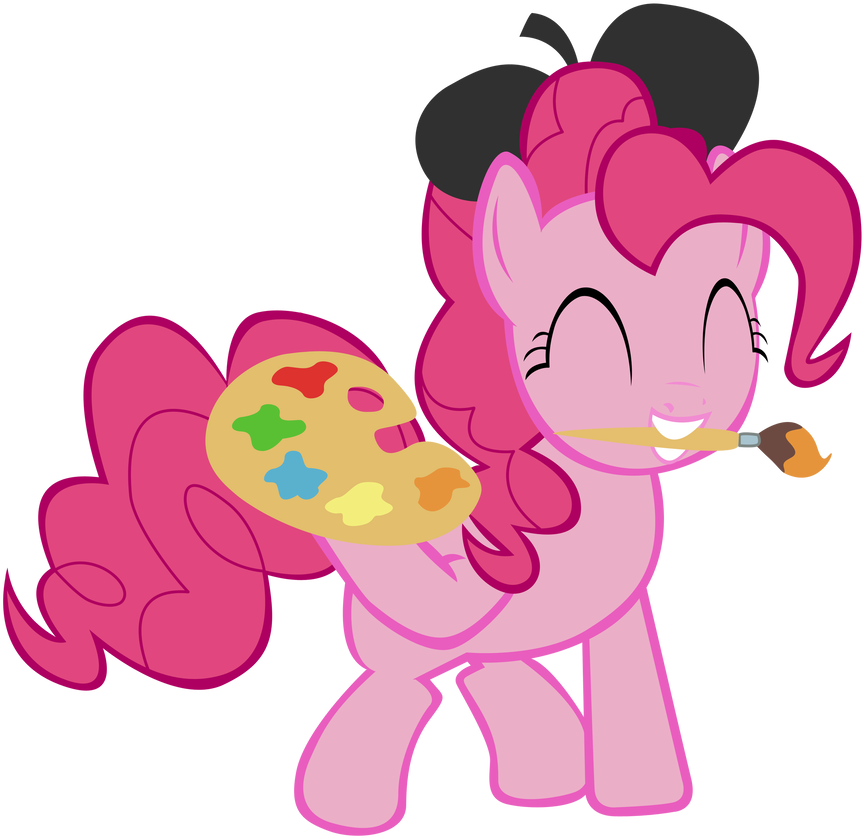 Pinkie Van Gogh By Miketueur - Cartoon (894x894)