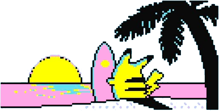 Surfing Pikachu Cross Stitch Pattern (806x439)