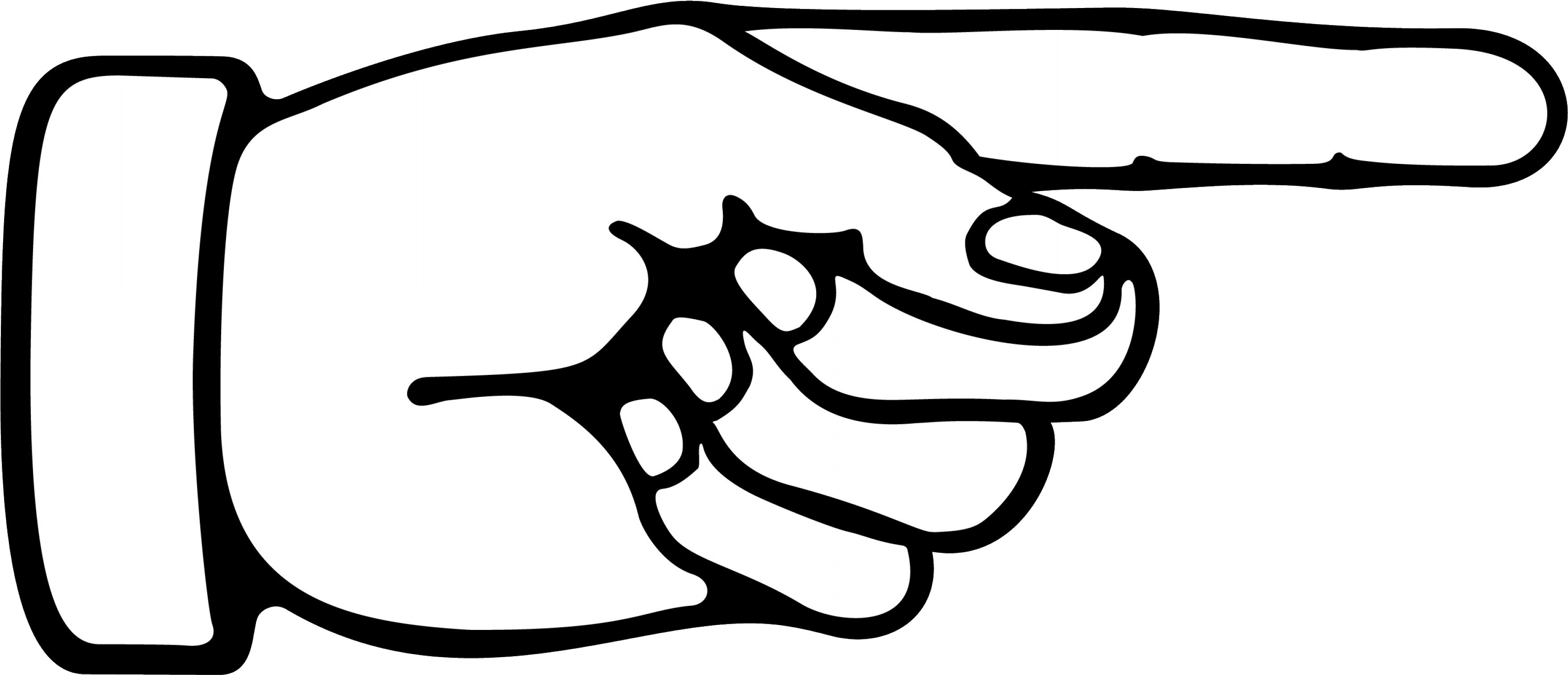 Http - //mp - Weixin - Qq - Com/s/zxxyyn7qoxvuoa Qfrnmnq - Pointing Finger Clipart Black And White (4389x2664)