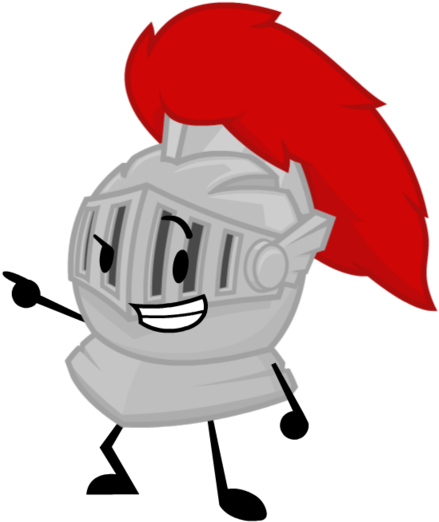 Knight Clipart For Kids - Bfdi Knight Helmet (1024x576)