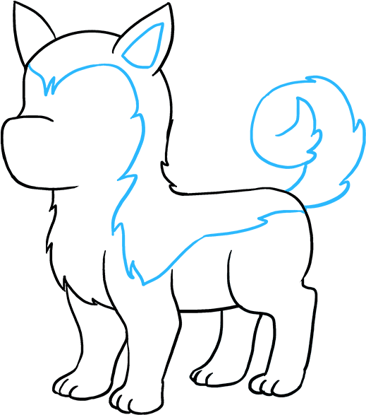 680 X 678 8 - Draw A Husky Easy (680x678)