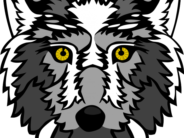 Husky Clipart Wolf Pup - Free Clipart Black Wolf Transparent (640x480)