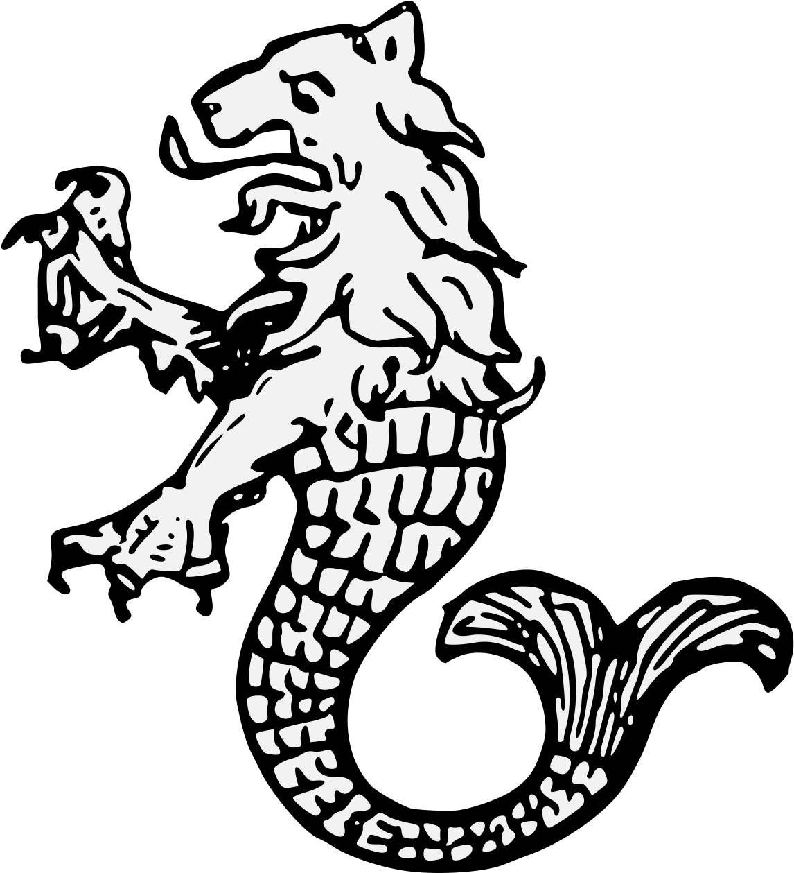 Sea-lion Embowed § - Illustration (1181x1312)