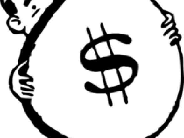 People Clipart Money - Money Bag (640x480)