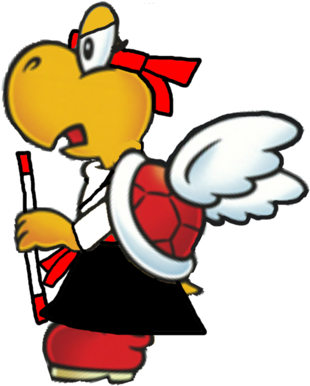 Ganbare Goemon Aikido Koopa Para Troopa By Ruensor - Cartoon (655x784)