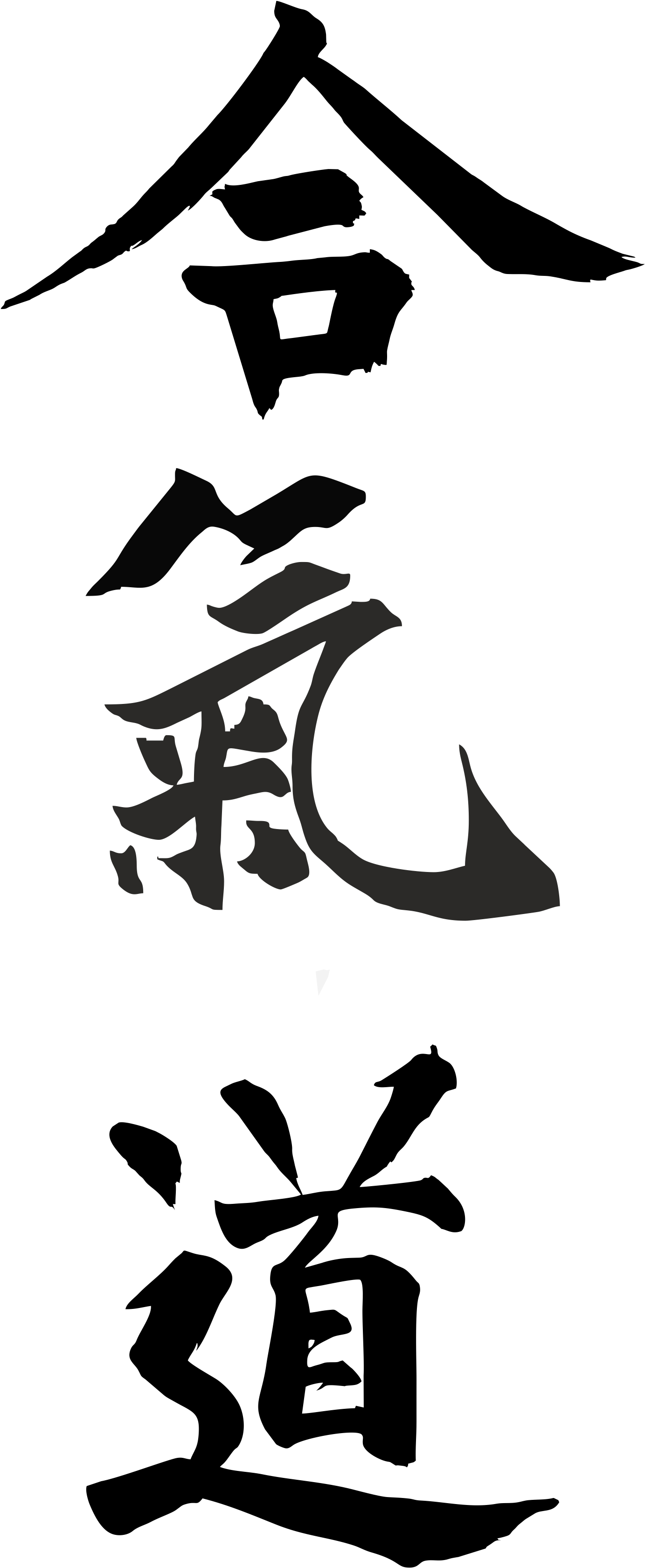 Aïkido Hotou Alain Peyrache Sensei Le Kanji De Aïkido - Aikido (1484x3488)