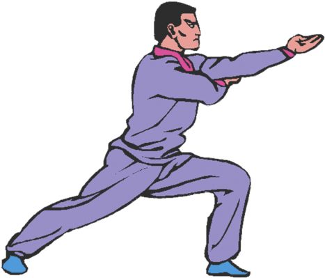 Karate Man Png (500x410)