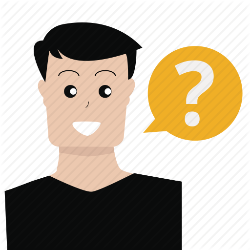 Customer Clipart Person - Ask People Icon Png (512x512)