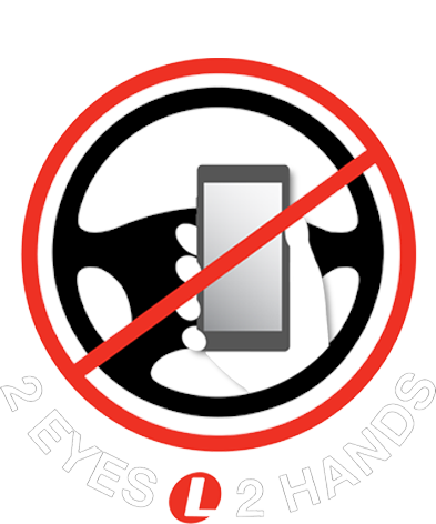 Lear Corporation Is Taking A Stand Against Distracted - Circle (393x472)